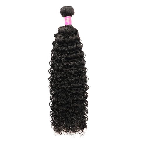 12A Grade Water Wave 1 Bundle Water Curly one Bundle Human Hair 18 Inch 100% Unprocessed Brazilian Virgin Human Hair Bundle Natural Black