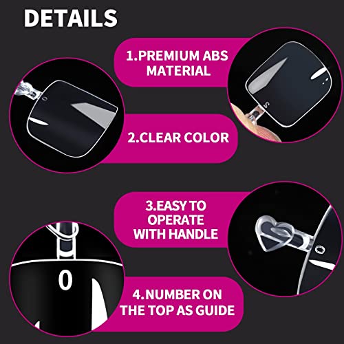 Teenitor Press On Toenail Tips with Glue, Clear False Toenails Kit, Acrylic Toe Tips