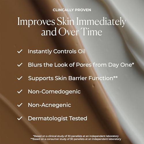 Laura Mercier Tinted Moisturizer Blurred Matte with SPF 30: 24HR+ Shine Control and Blurring, Long Lasting, Sheer to Light, Buildable Coverage, Blurs the Look of Pores, Skin Tint