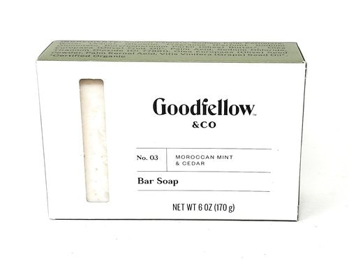 Men's Bar Soap - Moroccan Mint and Cedar - 6 oz/170 g (Pack of 2)