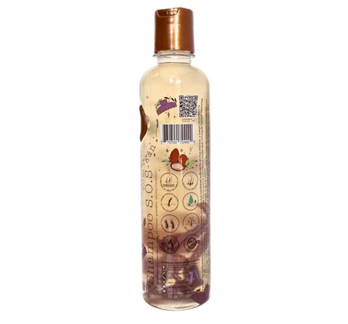 RITUAL BOTANICO | Onion Shampoo - Con Activo de Crecimiento Acelerado del Cabello | Ultrareparador S.O.S. Shampoo de Cebolla y Argán - Engrosamiento, Brillo y Suavidad 400ML