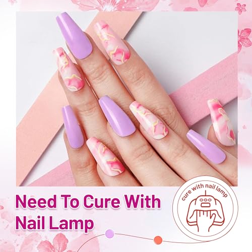 JODSONE 20 Color Vibrant and High Shine Gel Nail Polish Kit with 3 PCS Base Coat and Matte and Glossy Top Coat