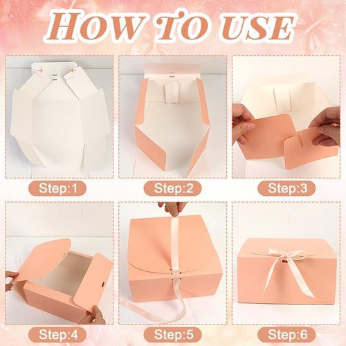 HOMENERGY 9 Pcs Bridesmaid Proposal Gifts - Will You Be My Bridesmaid Kit with Elegant Box Jewelry Box Glass Cup Invited Cards Knotted Bracelets Sunglasses Scrunchies Raffia Grass (Pink)