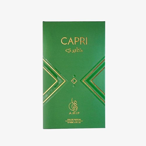 ARIF Capri Perfumes – Fresh Aromatic Perfume for Women – Litchi, Jasmine, Turkish Rose, and Petalia – Long-Lasting Fragrance with Cedar and Incense – Eau de Parfum – 3.4 oz