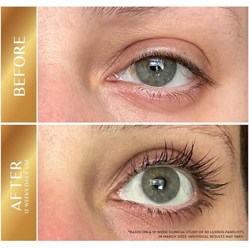 Eyelash Growth Serum 5 mL: Get Thick, Strong Lashes in Just 3-4 Weeks with Our Plant-Based Eyelash Growth Serum - No Parabens - Made in USA