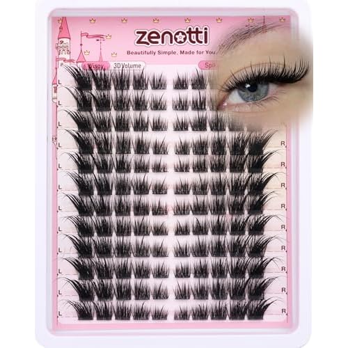 Lash Clusters Cat Eye Cluster Eyelash Extensions Wispy Fox Lashes Cluster Natural Spiky Fairy Individual Lashes Fox Eye Lash Clusters with Spikes Left & Right Eyelashes Clusters 10-20mm by zenotti