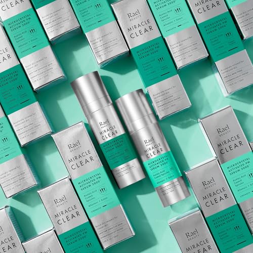 Rael Microcrystal Serum, Miracle Clear PM 2000 ? Azelaic Acid for Face, Pore Minimizer, Hydration, Korean Skin Care (1.08 fl oz)