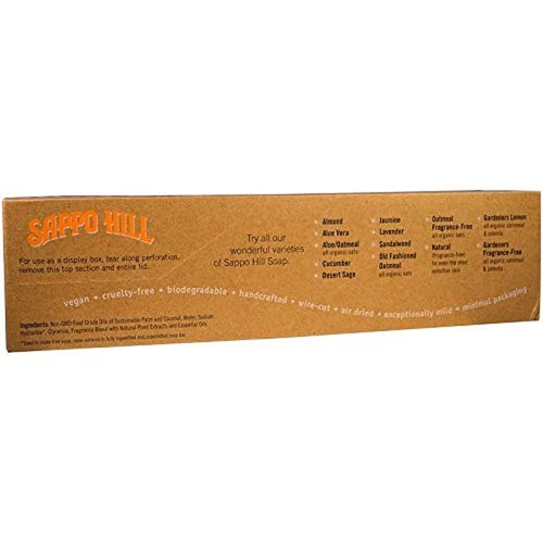 Sappo Hill Natural Glycerine Soap No Color or Fragrance - 3.5 oz - Case of 12