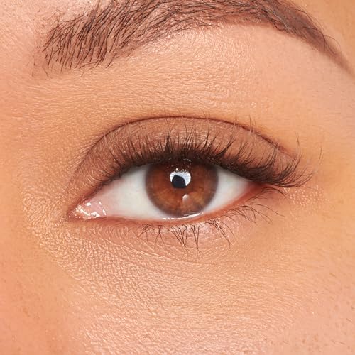 FALSCARA STUDIO Lash Extension Kit, Individual Lash Palette, 18 Stackable Lash Clusters, ¡®Dark Chocolate Light¡¯ False Eyelashes, Medium Volume, Length 10mm?14mm, Band Size 2mm-6mm
