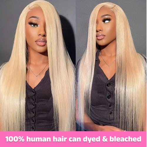 613 Bundles Human Hair 22 24 26 Inch Blonde straight bundles 100% Unprocessed 14A Grade Virgin Human Hair 3 Bundles 613 Straight Weave Extensions