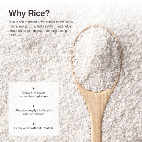 Rice Protein Gel Cleanser, Korean Skincare for Sensitive Skin, Ceramide, Hyaluronic Acid, Gentle Exfoliating, Brightening, Rice Enzyme Capsules, Holiday Gift | 400ml
