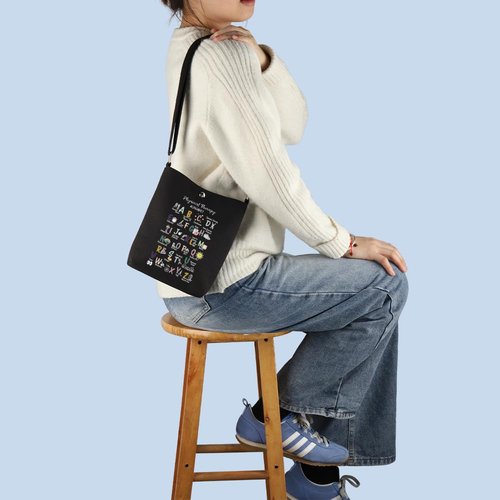 MNIGIU Physical Therapy Tote Bag PT Handbag P-T Appreciation Gift PTA Gift PT G-ift Occupational Therapist Graduation g-ift (PTBlack)