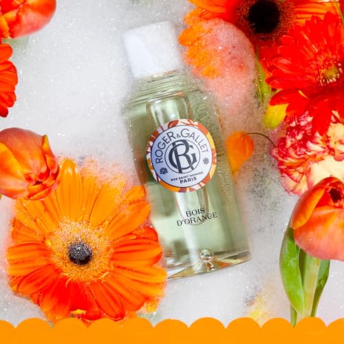 Roger&Gallet Beneficial Women Perfume 100 ml - Regressive & Reassuring Fragrance - Parfum Femme with Juicy Citrus, Natural Orange Essence - Perfumes for Women - Energizing Properties - Bois d'Orange