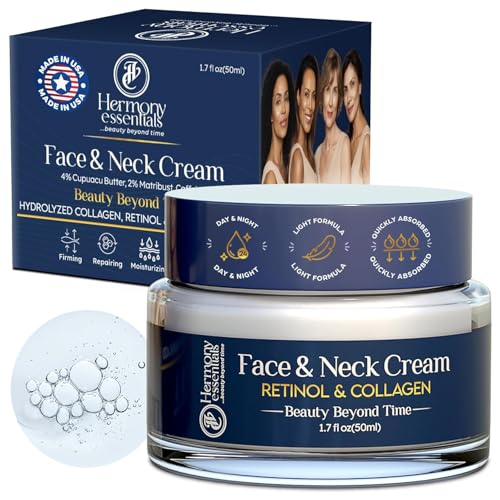 Everyday Glow Cream - Radiant Renewal Trio with Collagen, Retinol & Hyaluronic Acid - Hydrating Face & Decollete Cream for Women of All Ages - 1.7 oz