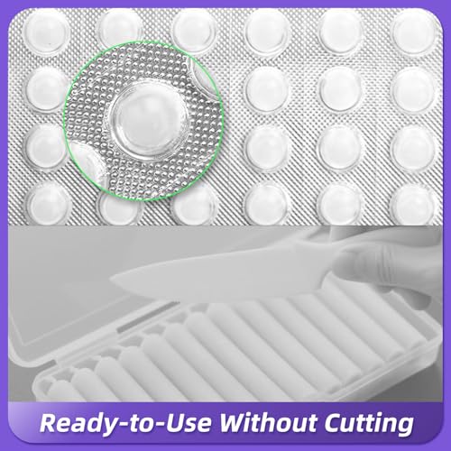 Orthodontic Wax for Braces - 180 Dental Wax Dots | Hygienic Individual Wraps, Mint Flavor