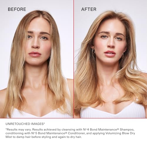 Olaplex Volumizing Blow Dry Mist, Hair Heat Protection, Repairs & Protects Hair for Healthier-Looking Blowouts, Speeds Up Blow Dry Time, Creates Touchably Soft, Shiny Hair, For All Hair Types, 5 fl oz