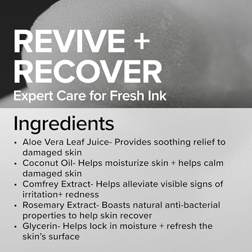 Tattoo Aftercare Soap - Tattoo Soap for New Tattoo - Fragrance Free Tattoo Foam Wash - Unscented Tattoo Cleaner Made with Clean + Vegan Ingredients, 2oz