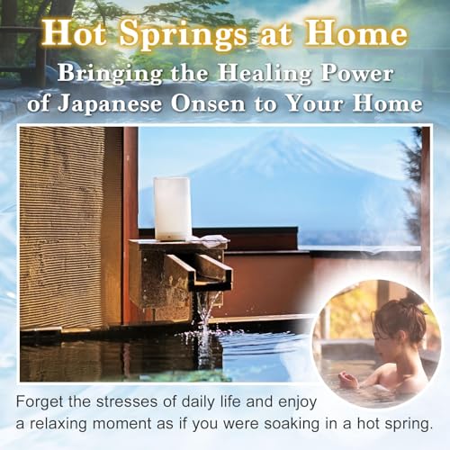 Japanese hot Spring Bath Salts, Cypress Leaf Scent, Spoon Included, 240g (pico Cypress, 1 Bag)