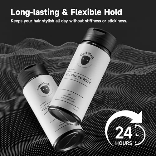 Texture Powder for Men, Easy to Apply - Instantly Adds Texture & Volume, All-Natural Ingredients, Strong Hold, Hair Powder for Men (Pack of 2)