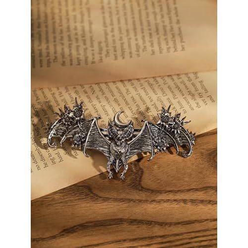 HAQUIL Vintage Bat Hairpin Metal Bat Wings Hair Barrettes Vintage Hair Clip for Party Costume
