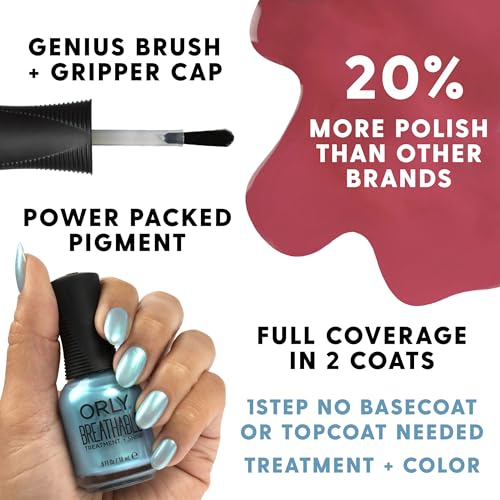 ORLY Breathable Nail Polish Loose Threads Collection | Dusty Shades for Fall and Winter (We Flannel-ly Made It, 0.6 fl oz)