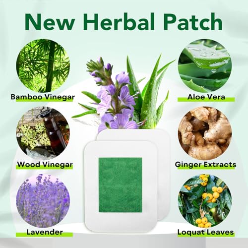 Natural Foot Care Pads, Premium Herbal Ingredients Patches for Deep Cleansing, 30 Pcs for Refresh, Energize & Moisturize - 15 Bags