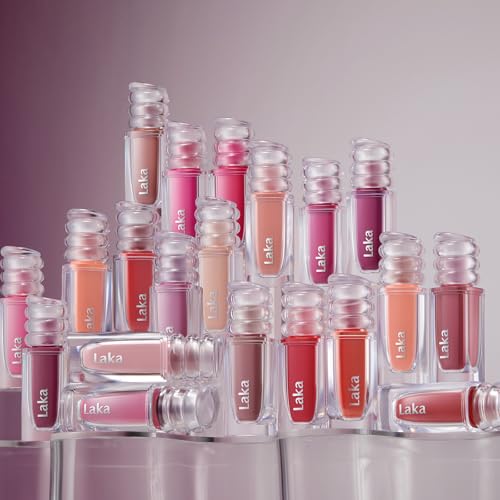 Laka Maxi Glayer Tint 3.8g/0.13oz., Glass Layer of Gloss, Ultra Glow & Vivid Layerable Pigments, High Shine Lip Oil, K-Beauty (#606 Meaning)