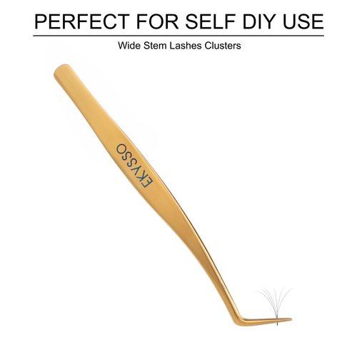 Lash Applicator Tools, 3-in-1 Cluster Eyelash Applicator Kit, Precision Lash Tweezers for Clusters & Strip Lashes, DIY Eyelash Cluster Tweezers Set