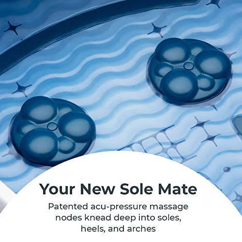 HoMedics Shiatsu Bliss Footbath with Heat Boost, Foot Spa Massager, Deep Kneading Pedicure Tub, Vibrating Bubbles with Soothing Heat, Portable at-Home Spa
