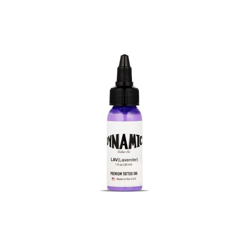 Dynamic Color Co. - Lavender Color Tattoo Ink, Long Lasting Vivid Color, Sterilized, Made in USA, Since 1990 (1 oz Bottle)
