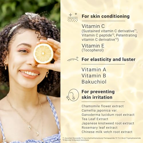 Lululun 7 Sheet Vitamin C Face Masks Skincare for Women & Men, Daily Face Mask Sheet for Pore Firming & Dull Skin, Facial Mask Sheet with 7 Herbs, Japanese Face Masks with 7+1 Vitamns Complex, HYDRA V