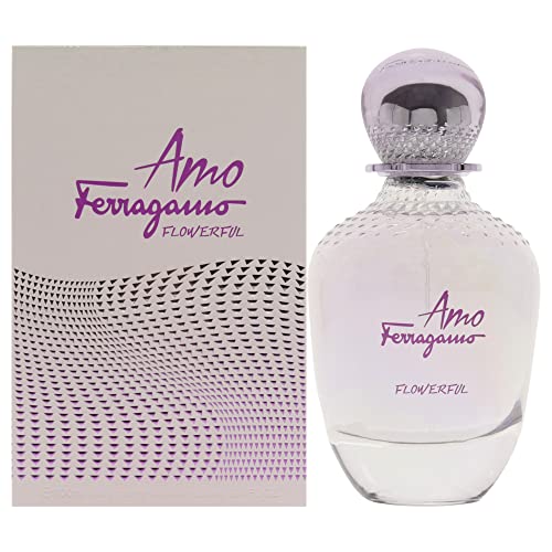 FERRAGAMO Amo Ferragamo Flowerful Eau de Toilette, Perfume Spray for Women, 3.4 Fl. Oz.