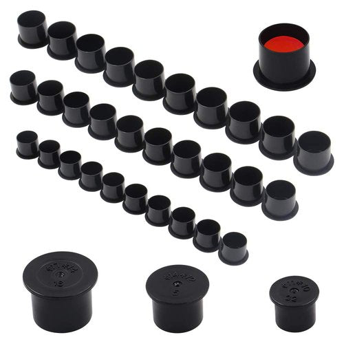 Tattoo Ink Caps Cups Large - Autdor 1000Pcs Tattoo Caps Cups with Base Disposable Pigment Cups Microblading Makeup Tattoo Ink Cups with Base Pigment Ink Caps 17mm Large for Tattoo Supplies