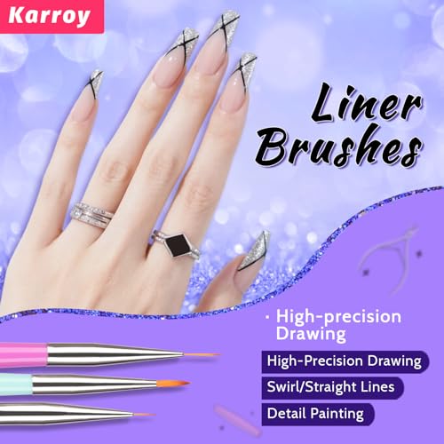 100pcs Sponges with Grabber and Nail Art Brushes, Nail Tools Set for Ombre Gradient Nail Gel Painting Gel Kit Multifunctional Nail Brushes for Nail Design (Brushes Grabber Sponges)