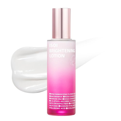 ISOI Rose PDRN Lotion, Lightweight Daily Moisturizer with Niacinamide and Hyaluronic Acid for Radiant, Korean Skin Care (3.04 fl.oz,90ml)