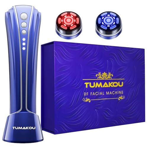 RF Radio Frequency Facial Device - LED Red Light Therapy Device for Face Skin Care Home Use