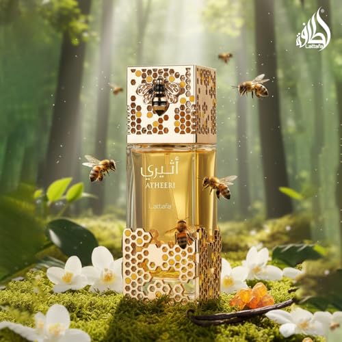 Lattafa Atheeri for Unisex Eau de Parfum Spray, 3.4 Ounce / 100 ml