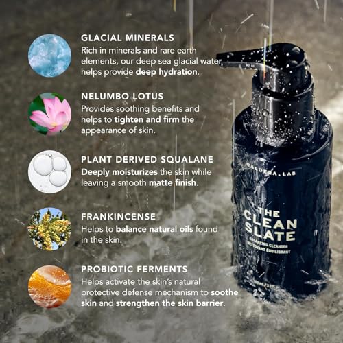 Caldera + Lab Men¡¯s Skincare Set ? The Regimen Rich: Cleanser, Moisturizer & Night Serum | Hydrating, Firming & Smoothing | Niacinamide, Clean, All Skin Types