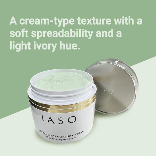 IASO Aroma Clear Cleansing Cream | Cleansing Cream, Deep Cleansing, Remove Heavy Makeup and Impurities, Hydrated and Radiant, Korean Skin Care, 8.45 oz