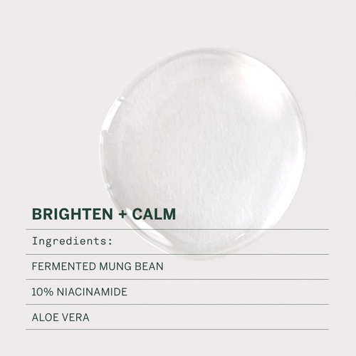 FACETORY Urban Calm Hydrating Vita Serum with Fermented Mung Bean & 10% Niacinamide, Glow Boosting Facial Serum for Women, Brightening, Fine Line & Wrinkle Treatment, Revive & Plump Skin - 30 ml