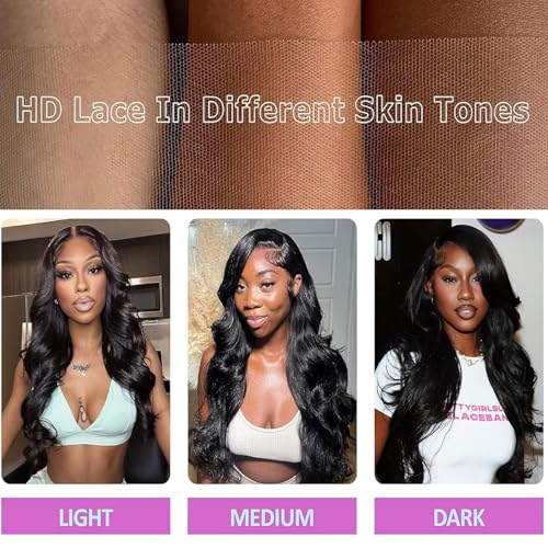 IWISH Glueless Wigs Human Hair Pre Plucked Pre Cut Brazilian Human Hair Wig Straight 5x5 HD Lace Closure for Women Natural Black Color 22 Inch