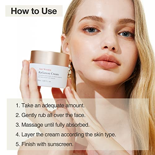 OxygenCeuticals ReGenon Cream ? Anti-Aging Antioxidant Korean Cream with Idebenone & Lactobacillus Complex, Clinically Proven Wrinkle Care & Moisturizing Face Cream. 1.69 fl.oz (50ml)