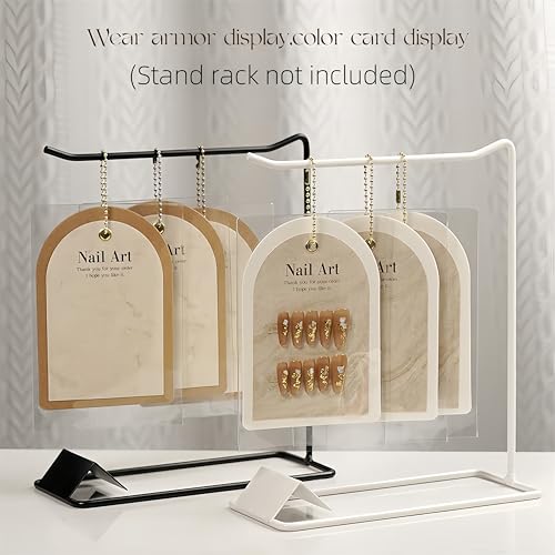 Acycoin2A 10PCS Handmade Ins Press On Nail Packaging Nail Gel Polish Sample Display Nail Art Background Card Dustproof Bag With Tie Bags