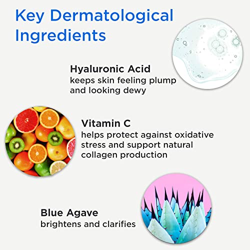 DERMAdoctor Hyaluronic Acid Moisturizer for Face ? Hydrating Niacinamide Face Serum with Vitamin C ? Dermatologist Formulated Hydrating Serum for Sensitive Skin, 1 fl oz