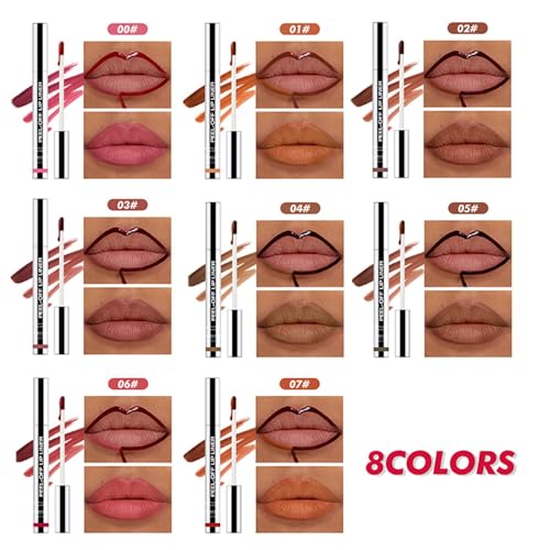Matte Lip Gloss Stain-Peel Off Lip Liner Tattoo, Brownish Red Lip Tint£¬Long Lasting Peel Off Lip Stain, Waterproof Transfer-proof Lip Mask Lip Liner Peel Off Lip Gloss,Stayn Lip Makeup. #03