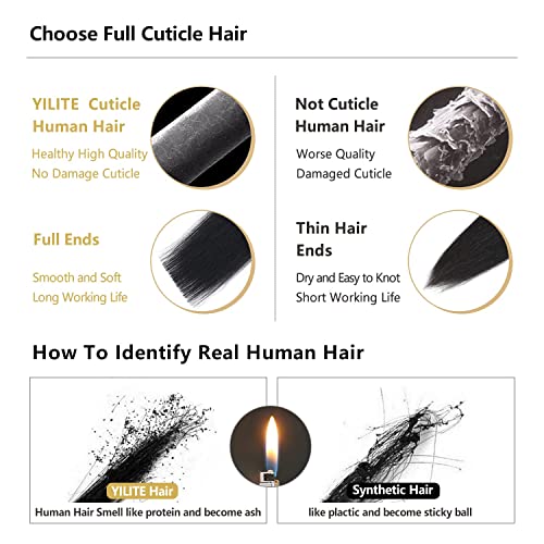 YILITE Clip in Hair Extensions Real Human Hair 8Pcs/Pack 120g Burgundy Straight Thick Invisible Remy Natural Hair Double Weft Clip Extensions for Women (20inches #99J Burgundy£©