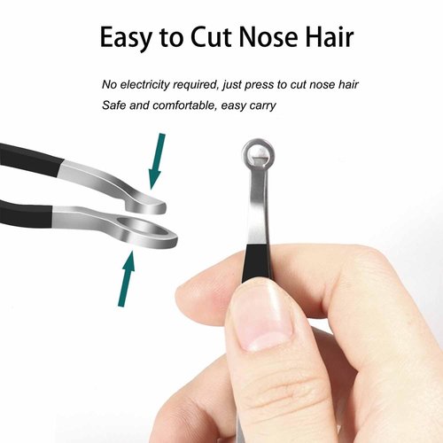 Liangery Professional Nose Hair Trimmer,Stainless Steel, Black