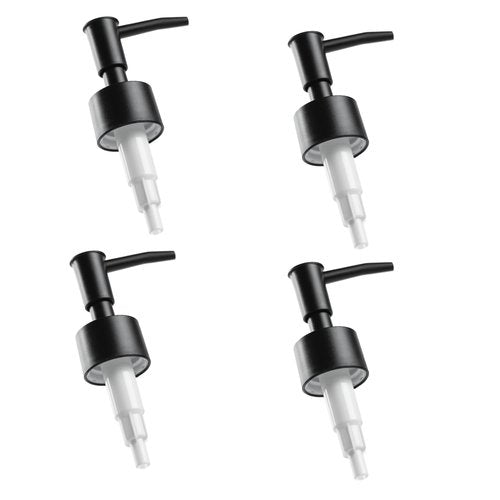 4 Pcs Shampoo Lotion Soap Pumps, Kitchen Sink Soap Dispenser Pump, Pump Bottle Dispenser Replacement for 28/400 Threaded Neck Bottles