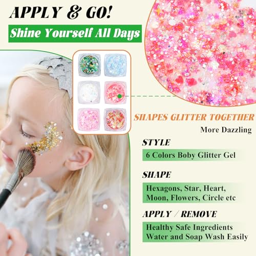 Hair Tinsel Kit With Body Glitter 15 Colors 48 Inch 4500 Strands Glitter Tinsel Hair Extensions With Tools Fairy Hair Accessories, Suitable for Festivals and Daily Use (15 Colors Hair Tinsel Kit)
