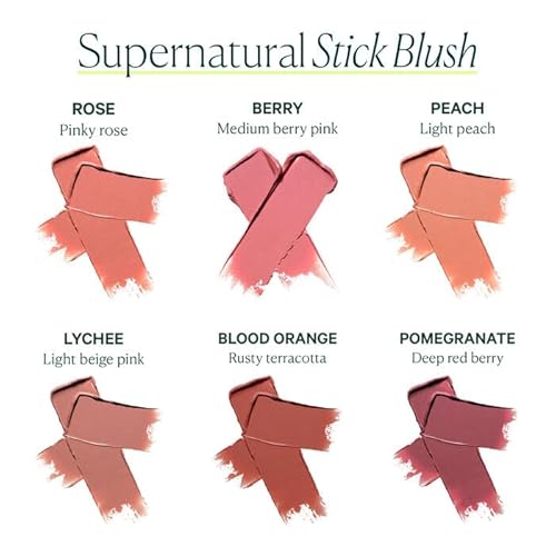 Well People Supernatural Stick Multi-Use Blush, Creamy, Hydrating Blush Stick For A Pop Of Color, Use For Cheeks & Lips, Vegan & Cruelty-free, Berry